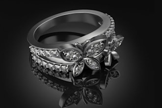 custom design any kind of engagement ring signet ring,pendant cad for 3d print