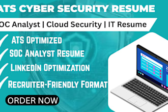 write an ats cybersecurity resume for cloud security roles