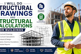 design structural layouts, beams, columns and foundations