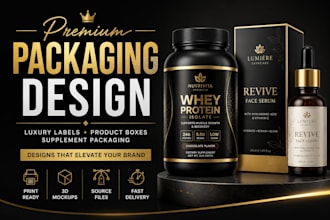 create premium product packaging and label designs that sell