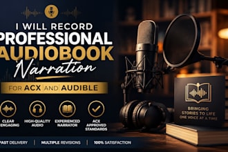 record professional audiobook narration for acx and audible