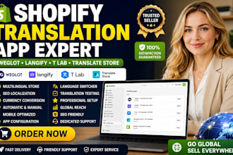setup shopify transiation apps weglot langify t lab translate store