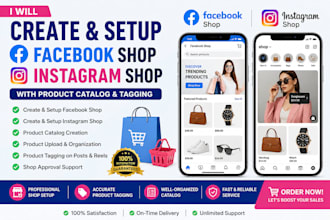 create setup facebook shop instagram shop with product catalog and tagging