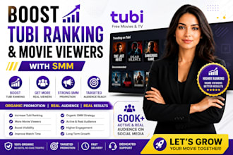 boost tubi ranking and movie viewers with SMM