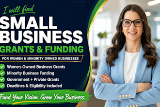 find small business grants for women owned and minority businesses