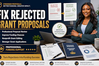 review edit and fix rejected nonprofit grant proposal professionally