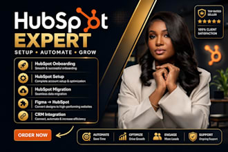 setup hubspot CRM automation workflow for lead pipeline and KPI
