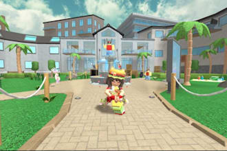 create full roblox gam, roblox full game creation roblox map, and environment