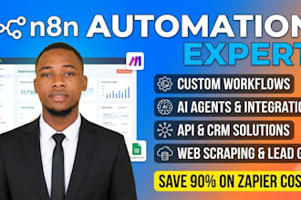 build advanced n8n automation and custom n8n workflows