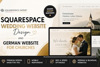 german squarespace wedding website design squarespace website for churches