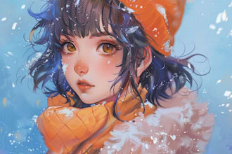draw a anime character