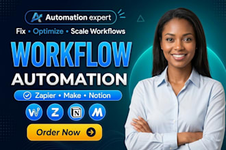 build zapier and make workflow automations