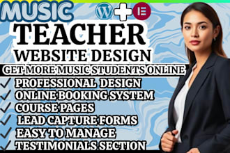 music teacher site music lesson site music instructor site music coaching site