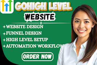 gohighlevel website design sales funnel landing page go high level expert