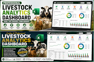 build an agricultural analytics dashboard in excel