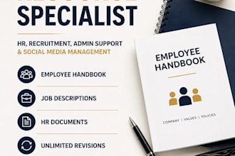 provide HR recruitment virtual assistance and social media management