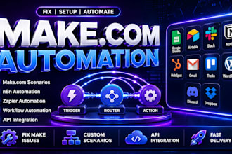 n8n automation make com automation make com n8n scenario make com zapier expert