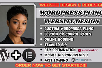 wordpress piano website, piano teacher website, music teacher wordpress website