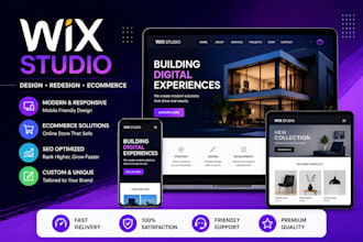 redesign wix website, fix wix website, wix studio design, wix studio redesign