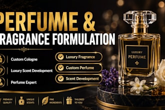 create custom perfume cologne and fragrance formulation