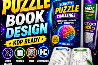 create amazing puzzle books for adults, amazon KDP, kids coloring puzzle books