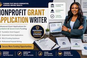 nonprofit grant application for foundations and government