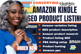 setup amazon listing seo optimization amazon fba fbm product listing for pl
