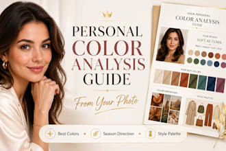 create a personal color analysis guide from your photo