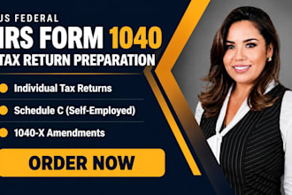 prepare your irs form 1040 tax return with schedule c or amend it with 1040x
