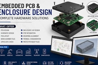 design embedded pcb enclosure for iot robotics can bus automotive systems