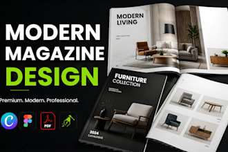 do magazine design furniture product catalog brochure design company profile pdf