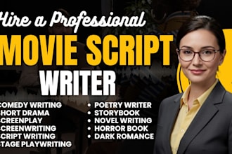 write movie script screenplay film script screenwriting comedy script stage play