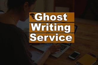 be ebook ghostwriter, book editor, ghost book writer for amazon kindle publish