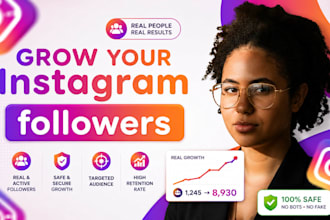 grow your instagram with real targeted followers safely