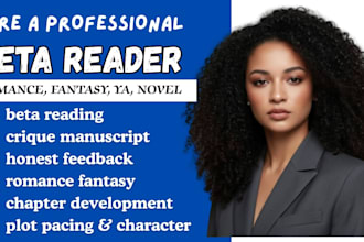 beta read urban fiction dark epic cozy mystery fantasy romance historical