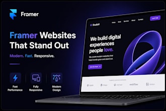 framer website develop framer website design framer landing page framer website