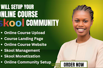 setup skool online community skool community manager skool course creation