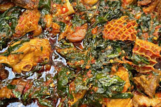 write food recipes for nutritious dishes