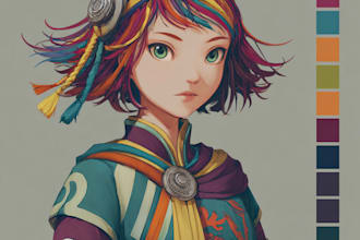 design a anime character