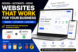 design and automate your business website