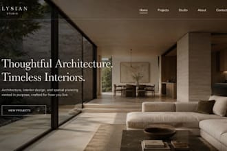 build squarespace architecture website firm studio website interior studio site