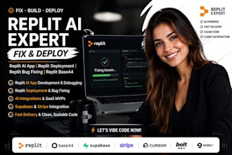 fix replit ai app replit deployme replit bug fixing replit web app replit base44