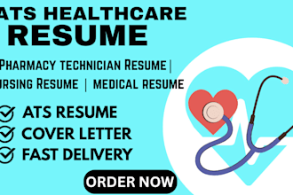 write an ats pharmacy technician resume and cover letter