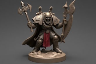 customize your 3d warhammer 40k, aos, dnd or other miniature models