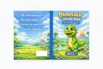 create professional coloring book interiors for KDP