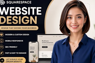 design modern squarespace website redesign and squarespace website design