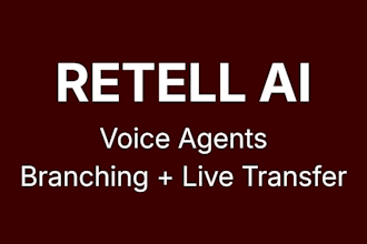 build a retell ai voice agent with branching and live transfer
