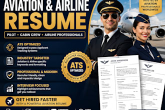 write ats aviation, airline, pilot and cabin crew resume