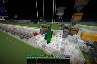 build any automatic minecraft farm in java or bedrock