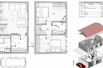 create architectural drafting and residential home design plans